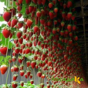 Клубника ампельная Анастасия купить по цене от 370р. в интернет-магазине «Посадика» с доставкой почтой в в Вязьмае и по всей России – [изображение №1].