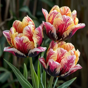 Тюльпан Роял Гарнит купить по цене от 425р. в интернет-магазине «Посадика» с доставкой почтой в в Вязьмае и по всей России – [изображение №1].