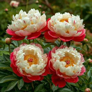 Пион Коралловый Каскад купить по цене от 490р. в интернет-магазине «Посадика» с доставкой почтой в в Вязьмае и по всей России – [изображение №1].