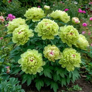 Пион Зеленые Бобы купить по цене от 610р. в интернет-магазине «Посадика» с доставкой почтой в в Вязьмае и по всей России – [изображение №1].